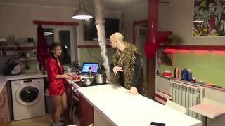 Orosz fiatal csaj dp-be baszva