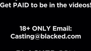BLACKED - Ava Koxx és egy méretes hatalmas barna hímvessző