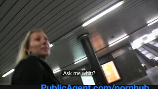 PublicAgent - szep keblű szuka keményen megdöngetve