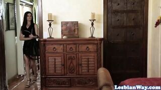 Lesbian stepmom seduces gorgeous dyke