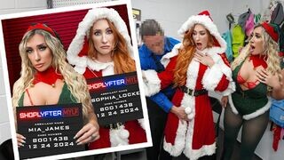 Mrs. claus és tündérsegéd milfjei ellopnak és büntetésként kegyetlenül megdugják őket