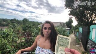 Forró argentin csajszika egy dollárért kap baszást
