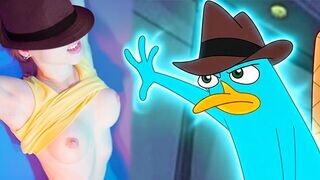 Perry a platypus popókáját tele spricceli dr. doofenshmirtz