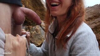 Nyilvános oboázás és gyors dugás a strandon pov-ban