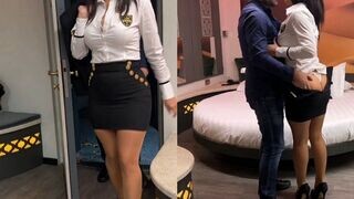 Végre megbasztam a méretes keblű gigászi fenekű milf titkárnőmet a hotel szobában